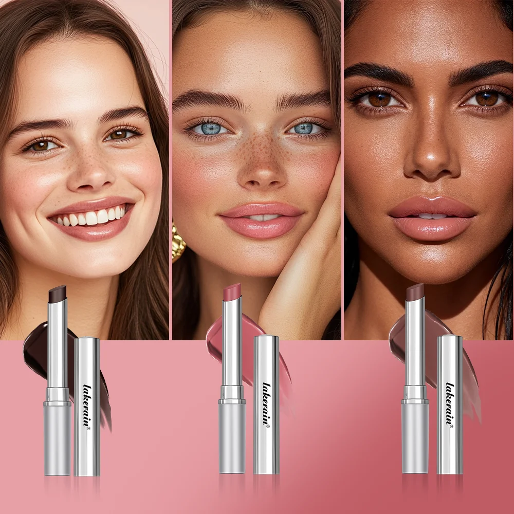 3Pcs Honey Tinted Lip Balm Set Long Lasting Lipstick Lip Stain Moisturizing Nourishing Black Pink Shades For Women