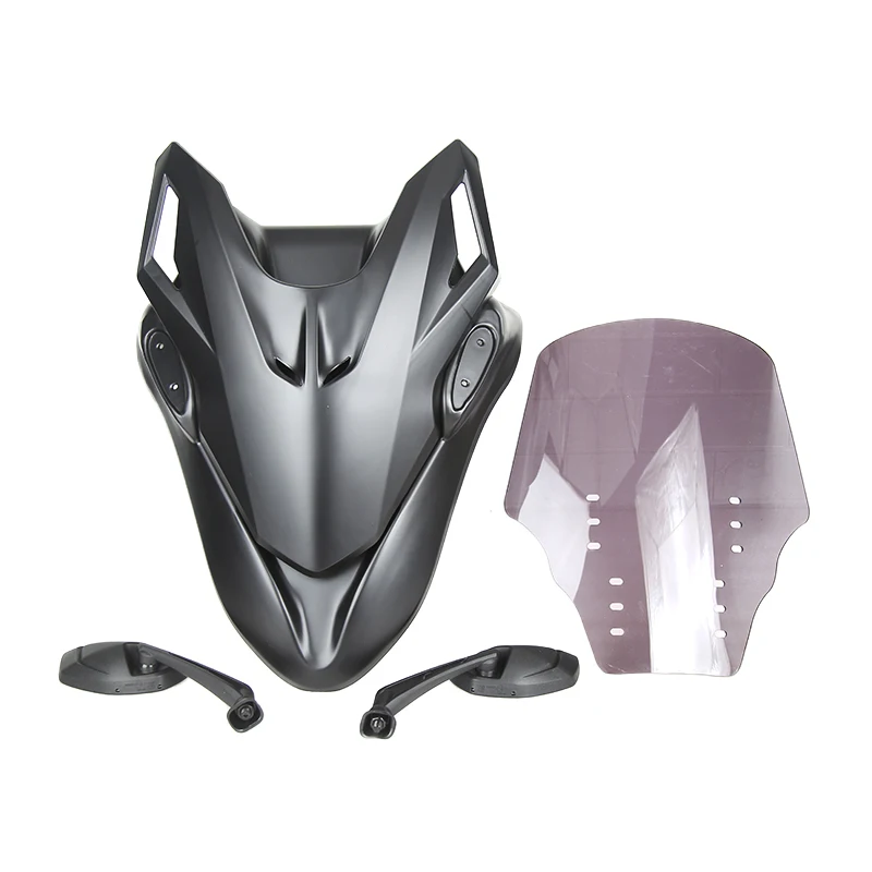 Motorcycle Front Windshield Windscreen For HONDA PCX160 pcx160 PCX125 Screen Front Heightened Windshield Deflector Protector