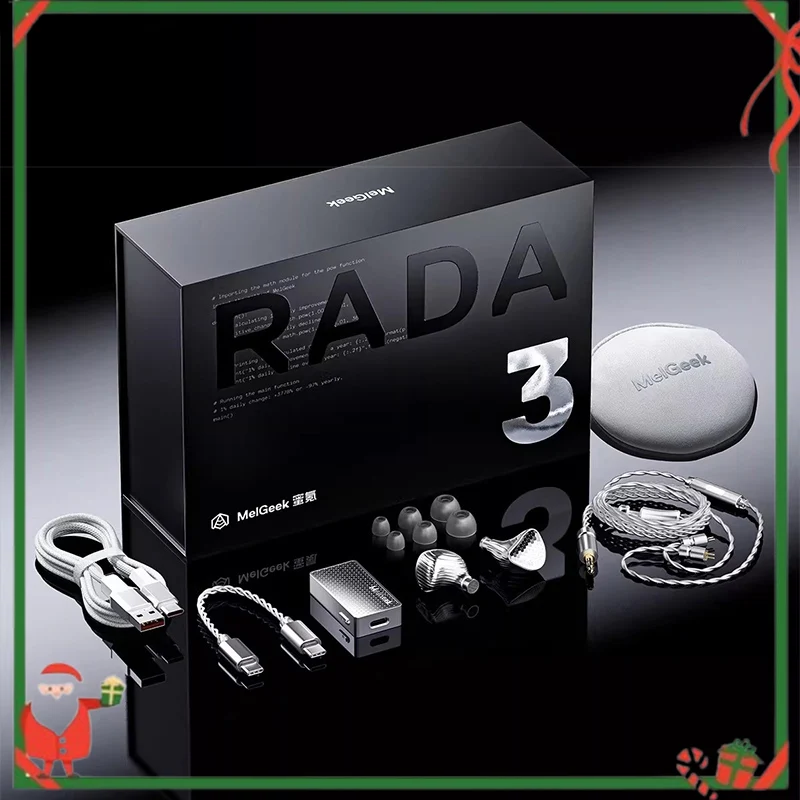 

Игровая звуковая карта MelGeek RADA3hifi с трехполосным звучанием и проводные наушники для киберспорта