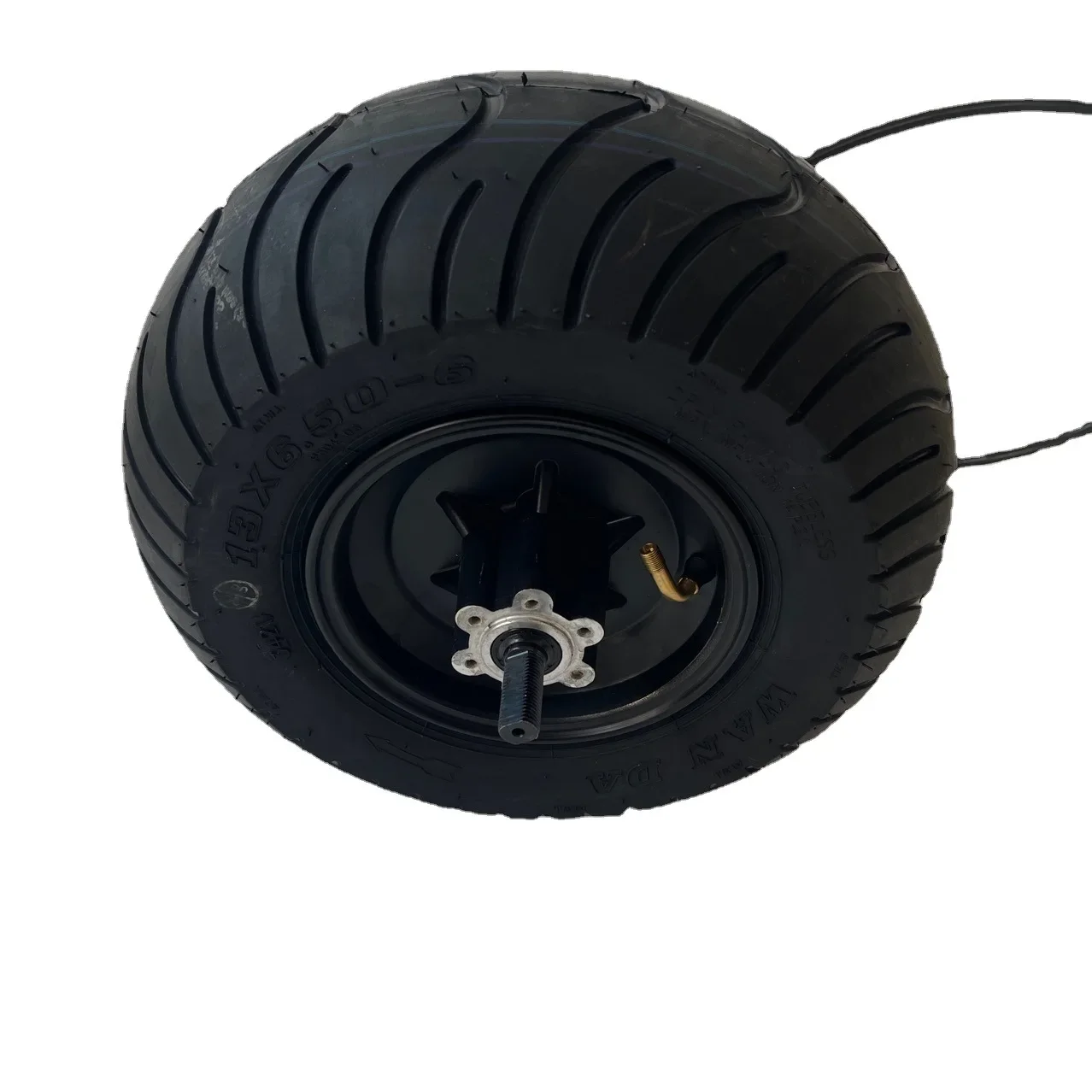 Enhanced version of 13-inch high-power scooter wheel hub motor wide tire disc brake electric vehicle motor