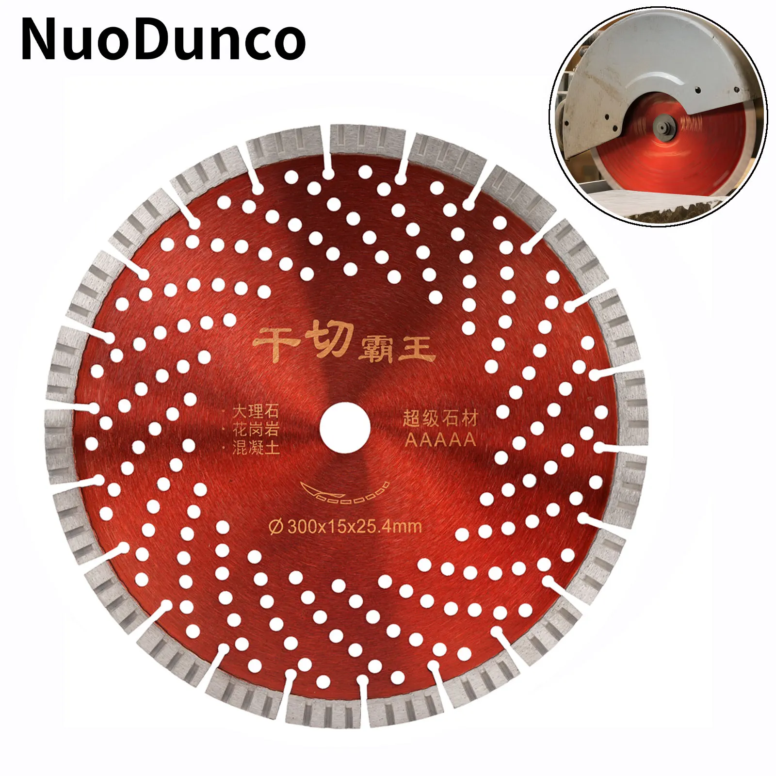 300mm Circular Saw Blade Segmented Stone Cutting Disc Diamond Saw Blade Disc for Concrete Tile Granite Marble Cutting