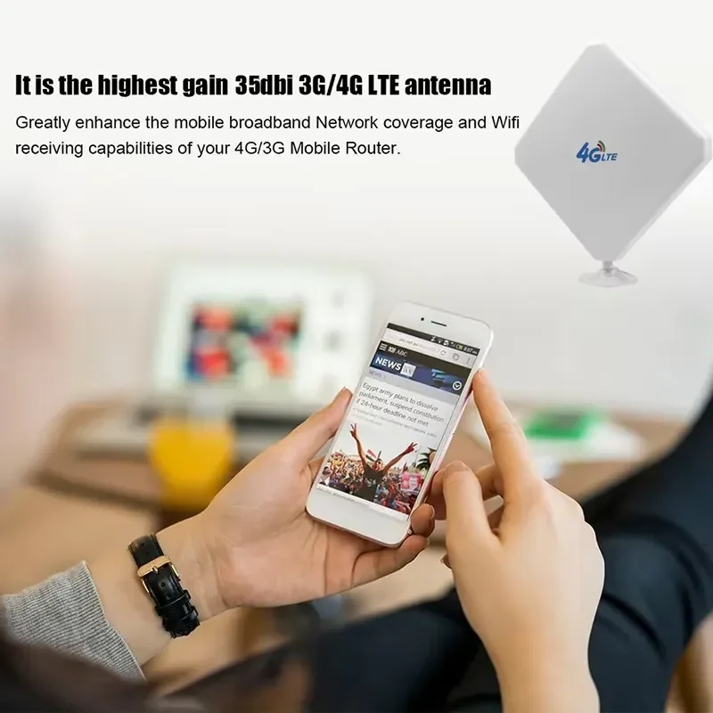 NEW 4G & 3G LTE MIMO Outdoor SMA External Antenna for B593 B315 B525 E5186 view 3