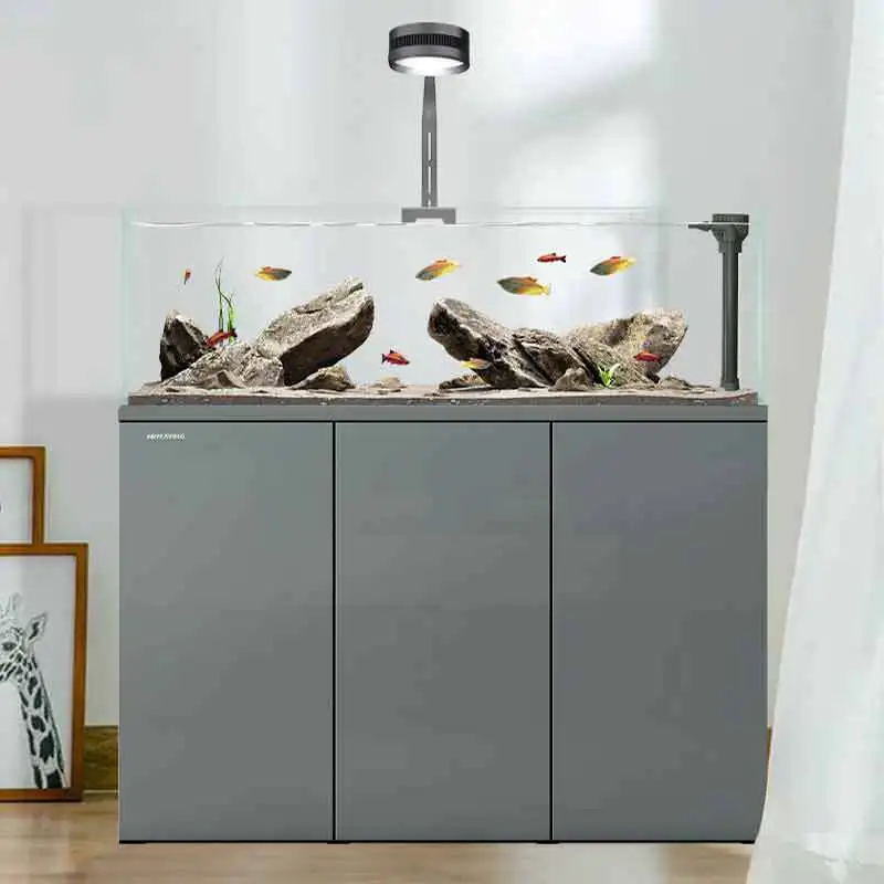 Stream tank living room household large native landscaping bottom filter ecological fish tank