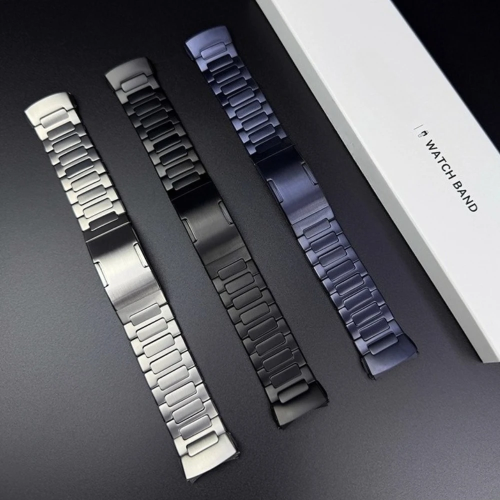 Original Titanium Strap for Huawei Watch 5 46MM No Gaps Luxury Metal Band for Huawei Watch 5 42mm Business Quick Release Band