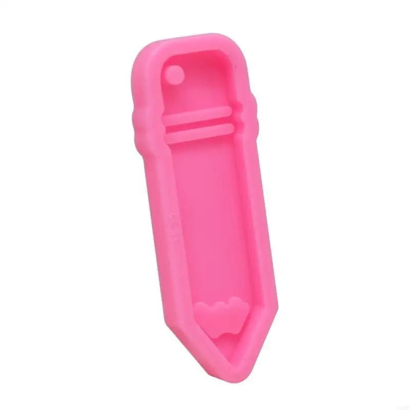   DIY Glossy Mirror Pencil Pen Keychain Decoration Resin Casting Mold Handicrafts Jewelry Necklace Keychain Casting Mold
