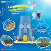 Area-X Spongebob Squidward 동상 하우스 빌딩 블록 랜덤 박스 비키니 바닥 모델 키트 피규어 수집품 팬 생일 선물 1
