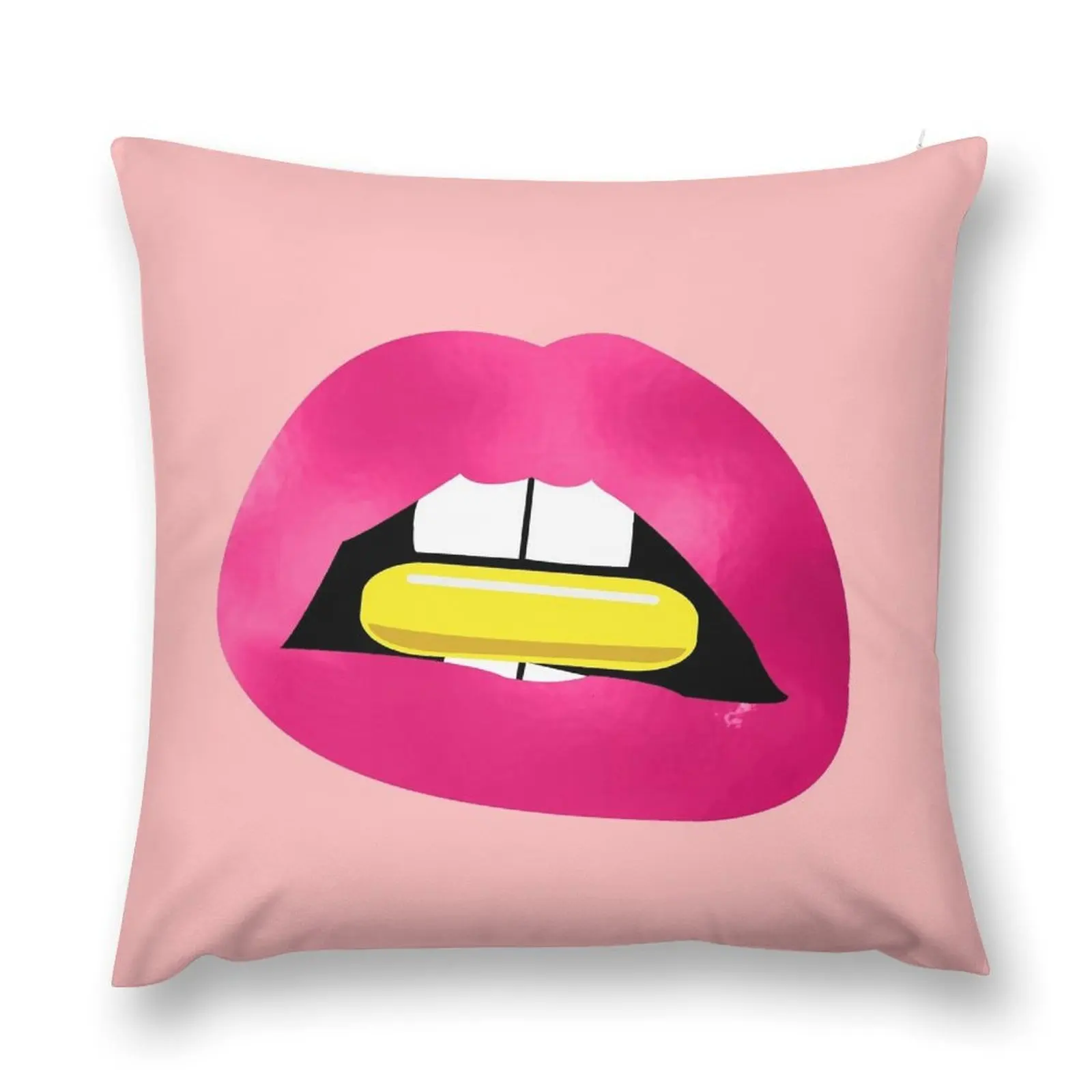 

Lips N' Pill Throw Pillow christmas ornaments 2025 Pillow Case Christmas pillow