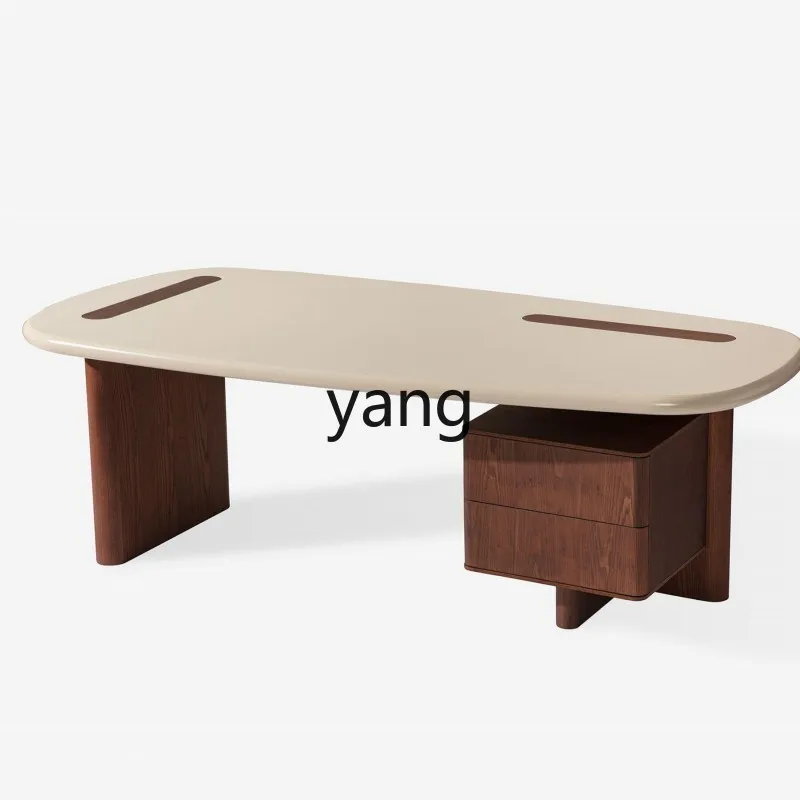 

lmM minimalist solid wood desk light luxury modern home