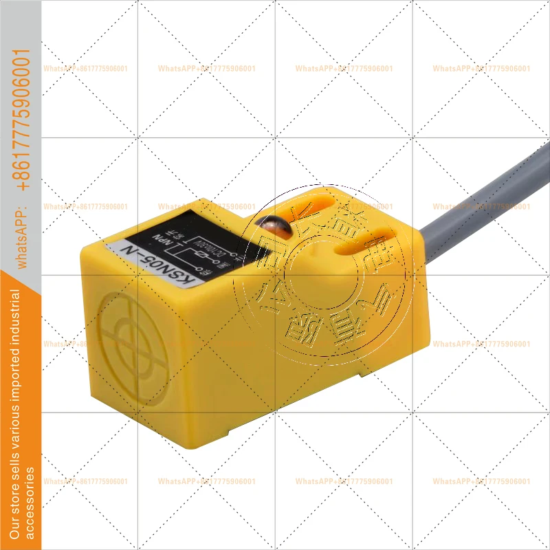 KSN05-N N2 KSN05-P P2 DC Three-Wire Induction Metal Sensor Waterproof Square Proximity Switch