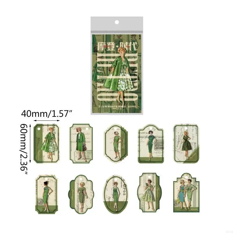 M5TB 30pcs Retro ScrapBooking Sticker