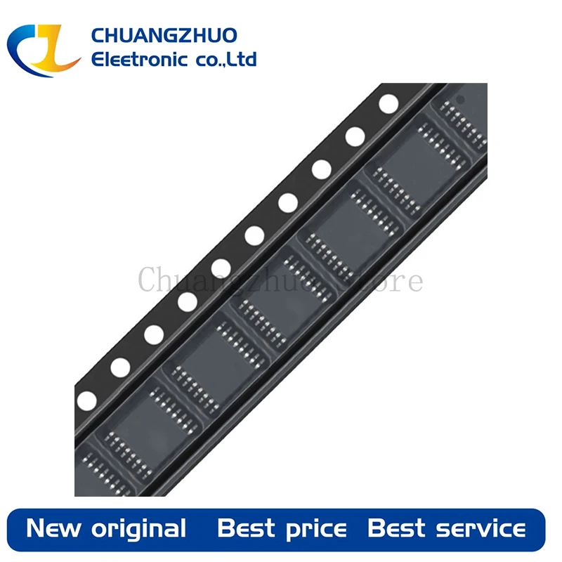 10Pcs New original WM8524CGEDT Stereo Audio DAC 24-bit 192kHz 2Vrms Line Output 16-TSSOP I2S Hardware Control
