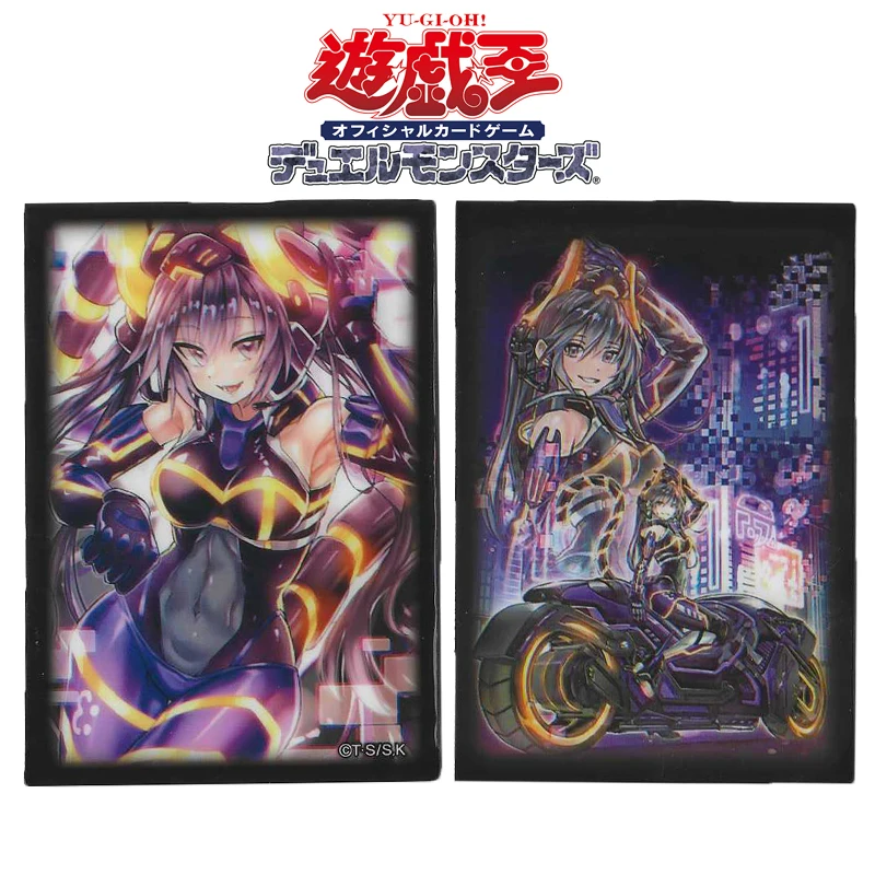 

50pcs Yu Gi Oh Card Case Sleeve I:P Masquerena 63x90mm Flash Card Sleeve TCG Collection Card Protective Case
