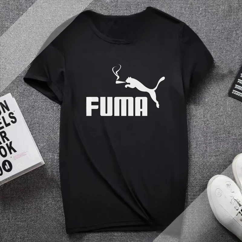 

for men clothing Unisex men's shirts creativity Y2K short sleeve tee mens clothes streetwear funny Fuma oversized-Shir T shirt