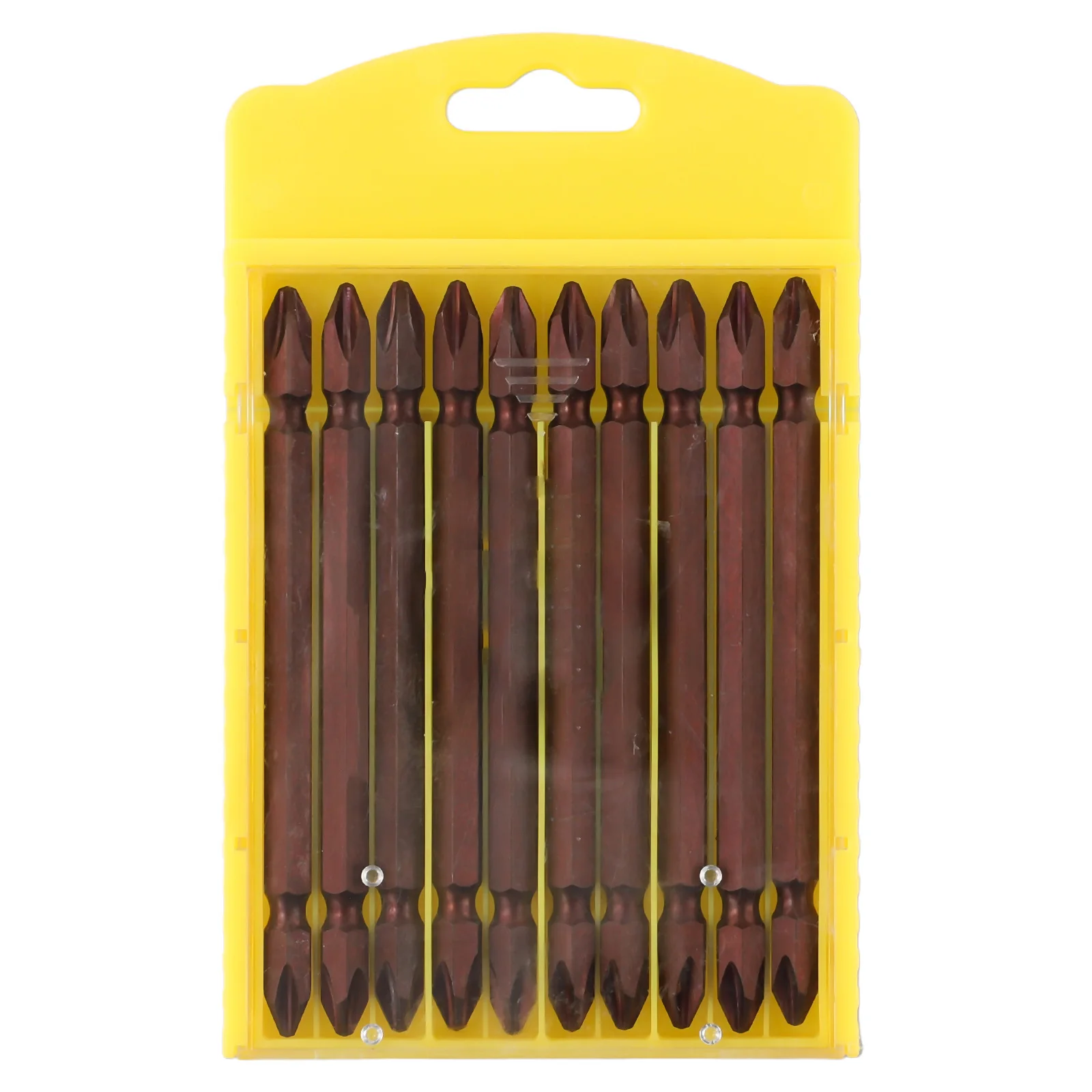 

Durable and Double Head PH2 Screwdriver Bits, 100mm Length, Magnetic, for Pneumatic and Electric Screwdrivers Pack of 10