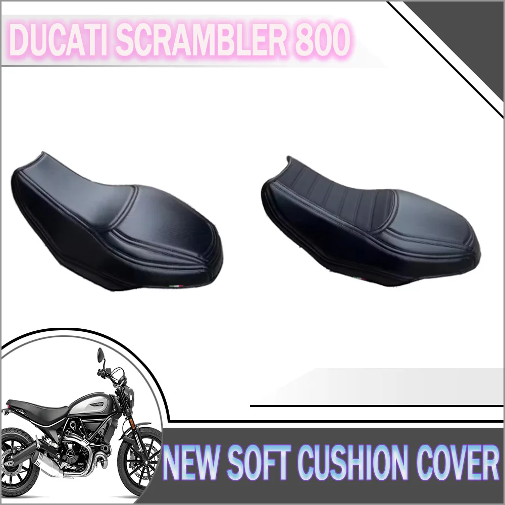 

Новый красивый мягкий чехол на сиденье на заказ, утолщенный, водонепроницаемый и смягчающий, для мотоцикла DUCATI Scrambler 800, бесплатный Scramb