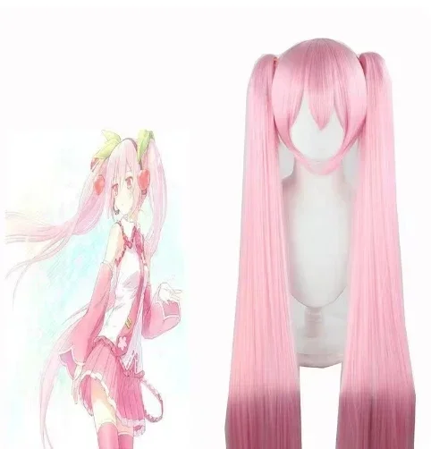 Pink Miku Cosplay Costume Performance Suit Cos Suit Hatsune Miku Regular C Suit Wig Jk Cosplay Girls Spring Sakura Cherry Miku