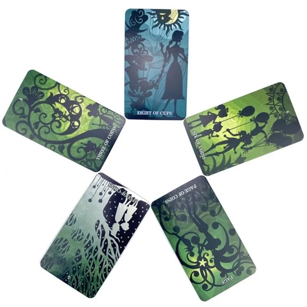 Silhouettes Tarot Deck 10.3x6cm Card Games