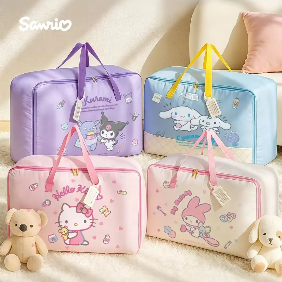 Sanrio Moving Bag, Large Capacity Moisture-Proof Storage Bag Clothing For School Moving Changing Seasons Travel Waterproof And M