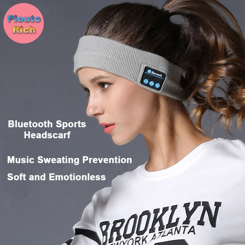 

Bluetooth Sports Headhand Rechargeable Light Weight Portable Elastic And Comfortable Wireless Headset Running Music Headwear