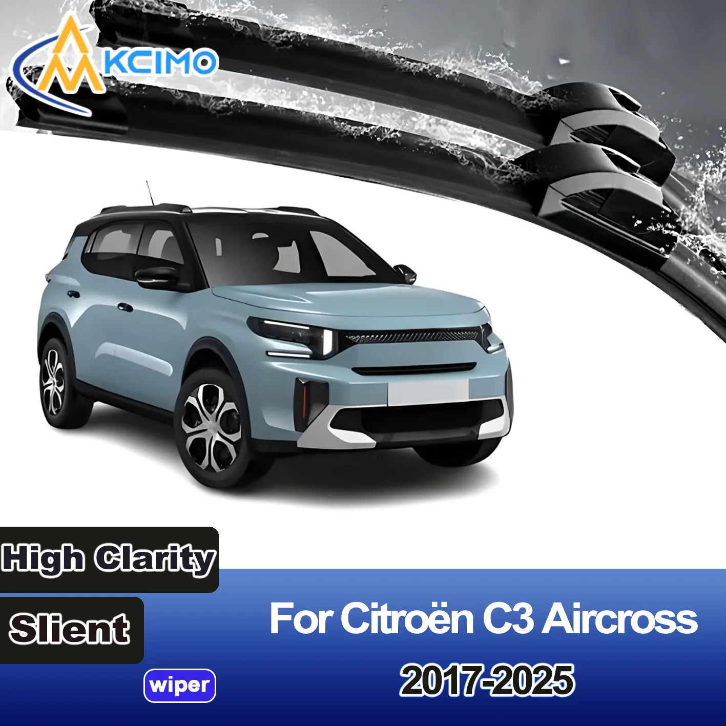 

KCIMO, 2 шт., новые щетки стеклоочистителя для Citroën C3 Aircross 2017-2025 Citroën Aircross (Latin America, 2016-2020]] DieCitroën C4 Aircross