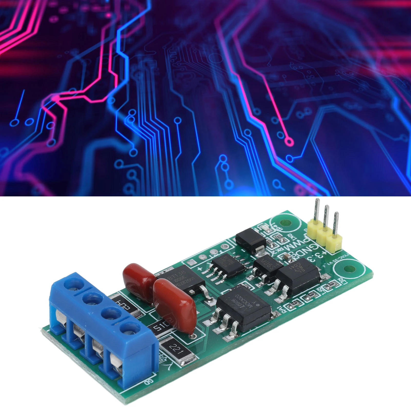 PWM لوحة التحكم وحدة تحكم الجهد ، رقاقة واحدة الحواسيب الصغيرة ، وحدة التحكم في الطاقة ، AC220V ، YYAC- 3S