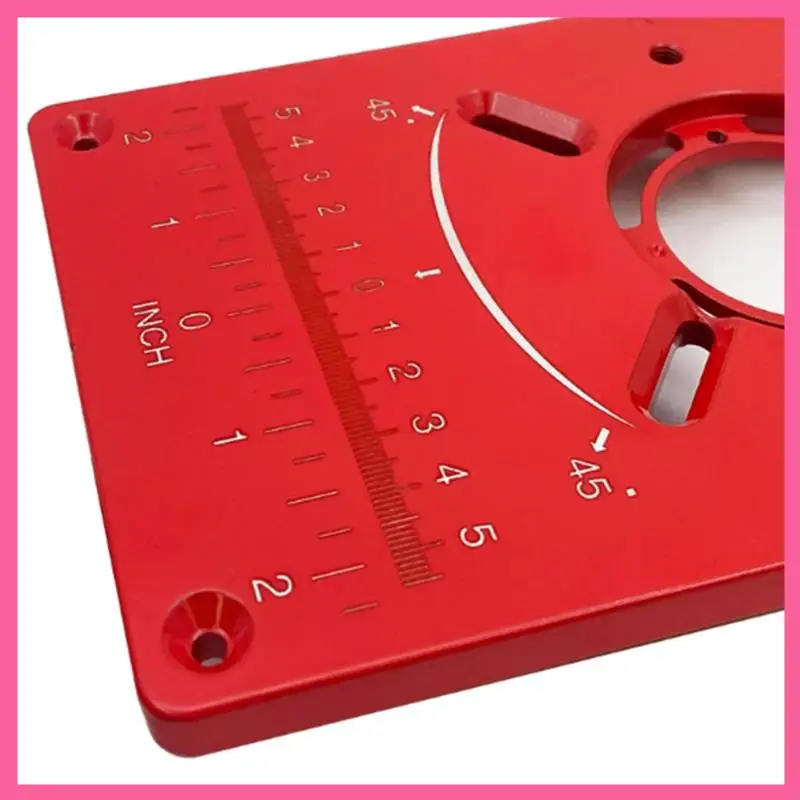 HOT-Router Table Insert Plate Woodworking Bench Table Saw For Multifunct Wood Plate Machine Engraving Tool Flip Board Durable