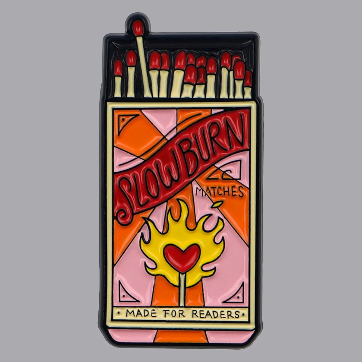 حرق بطيء مباريات المينا دبوس يقتبس بروش الصنوبر التلبيب شارة بدبابيس على ظهره الملابس والاكسسوارات مضحك مجوهرات أصدقاء الهدايا #1