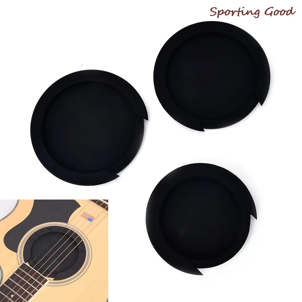 8.6/10/10.2cm Silicone Acoustic Guitar Sound Hole Cover Classic Guitar Buster Soundhole Cover Buffer Hole Protector Guitar Parts