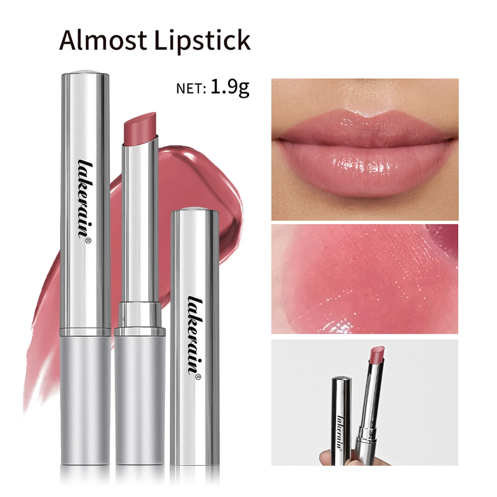 

Pink Honey lipstick Vitamin E Moisturizing Hydrating Lasting Brightening Water Gloss Smooth Lip Gloss Natural Lip Makeup