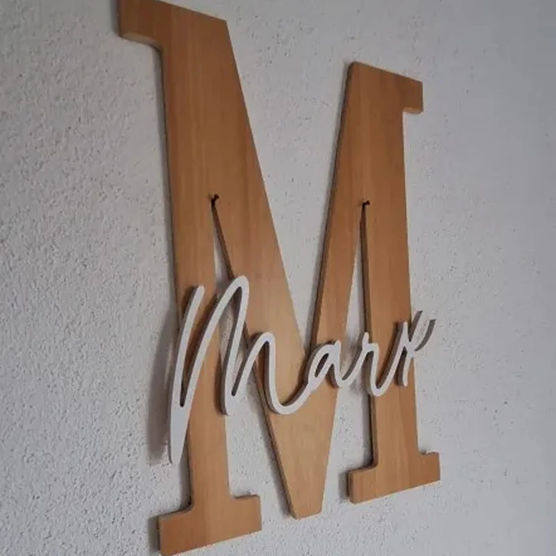 

Custom Wooden Letters for Nursery Wall Hanging, Baby Name Sign, Kids Room Decor personalized letters for nursery