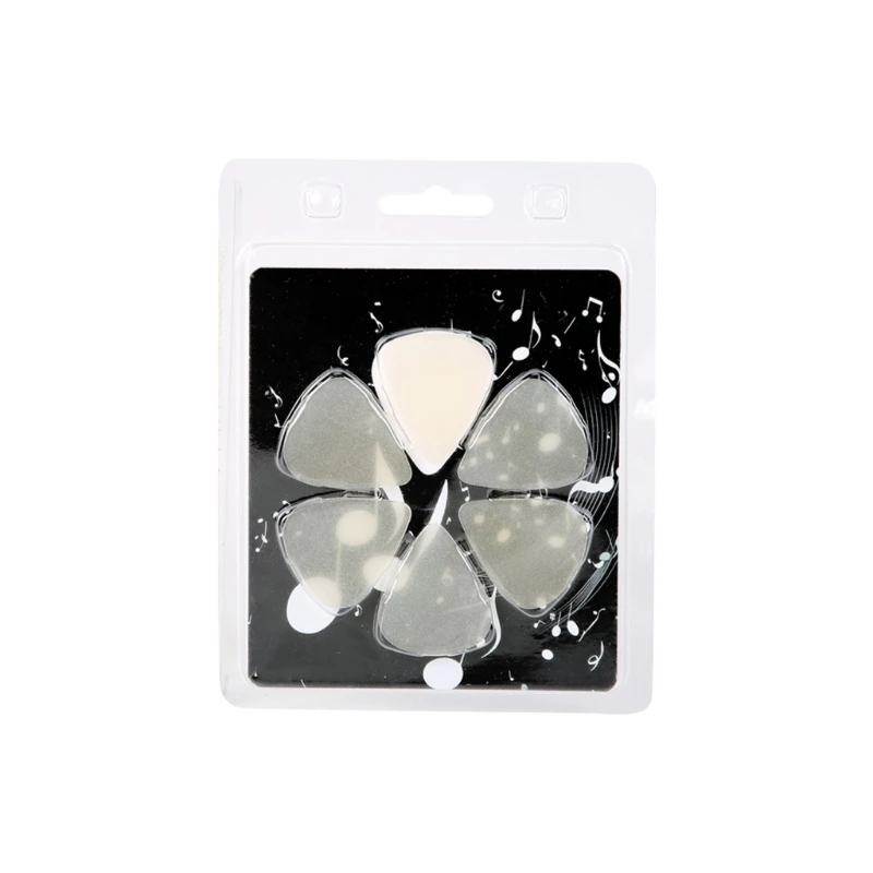 Droplet Guitar Thumb Picks Electric Guitar Picks Replacement Luminously Guitar Bass Pick Ukulele Plectrums Enduring