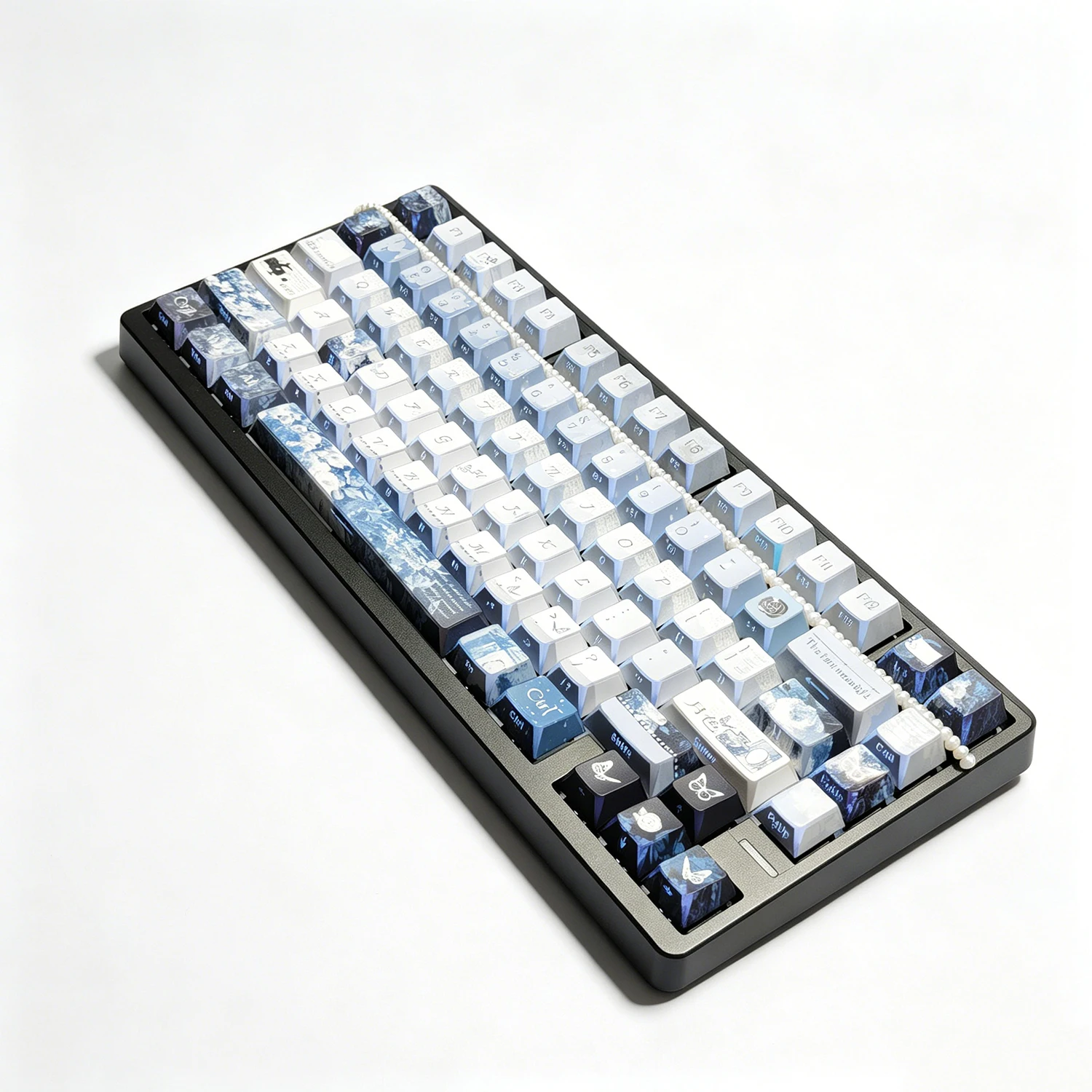De zachte, dimme nacht CHERRY Profile Shine Through Keycaps, Dual Color PBT 5-zijdige Dye-Sub Anti-Grease Custom Mechanical Keycaps