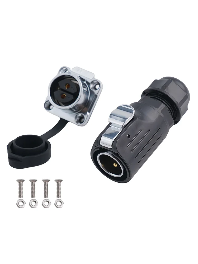 35.7x38mm Industrial Waterproof Connector Flange Socket Male Female Socket Silicone Ring Seal For Servers 35.7x38mm