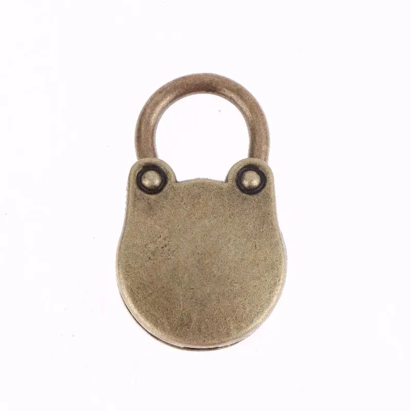 1/3 set chiavi in lega antiche lucchetti vecchio orso vintage lucchetto per scatole borse per bagagli diario hardware serrature mini orso testa di blocco