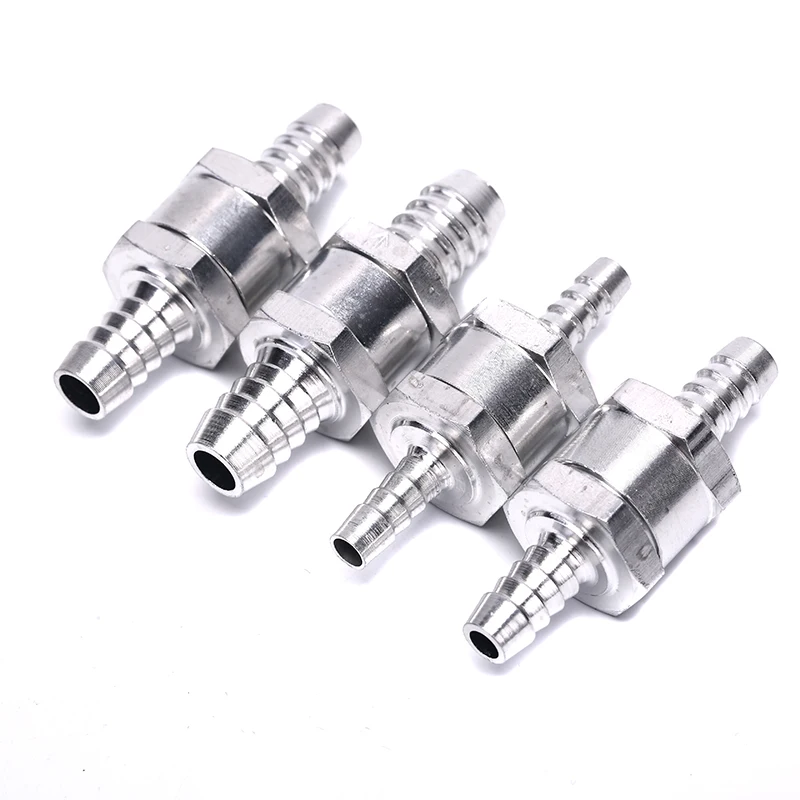 New·One Way 6/8/10/12mm 4 Size Aluminium Alloy Fuel Non Return Check Valve  ·