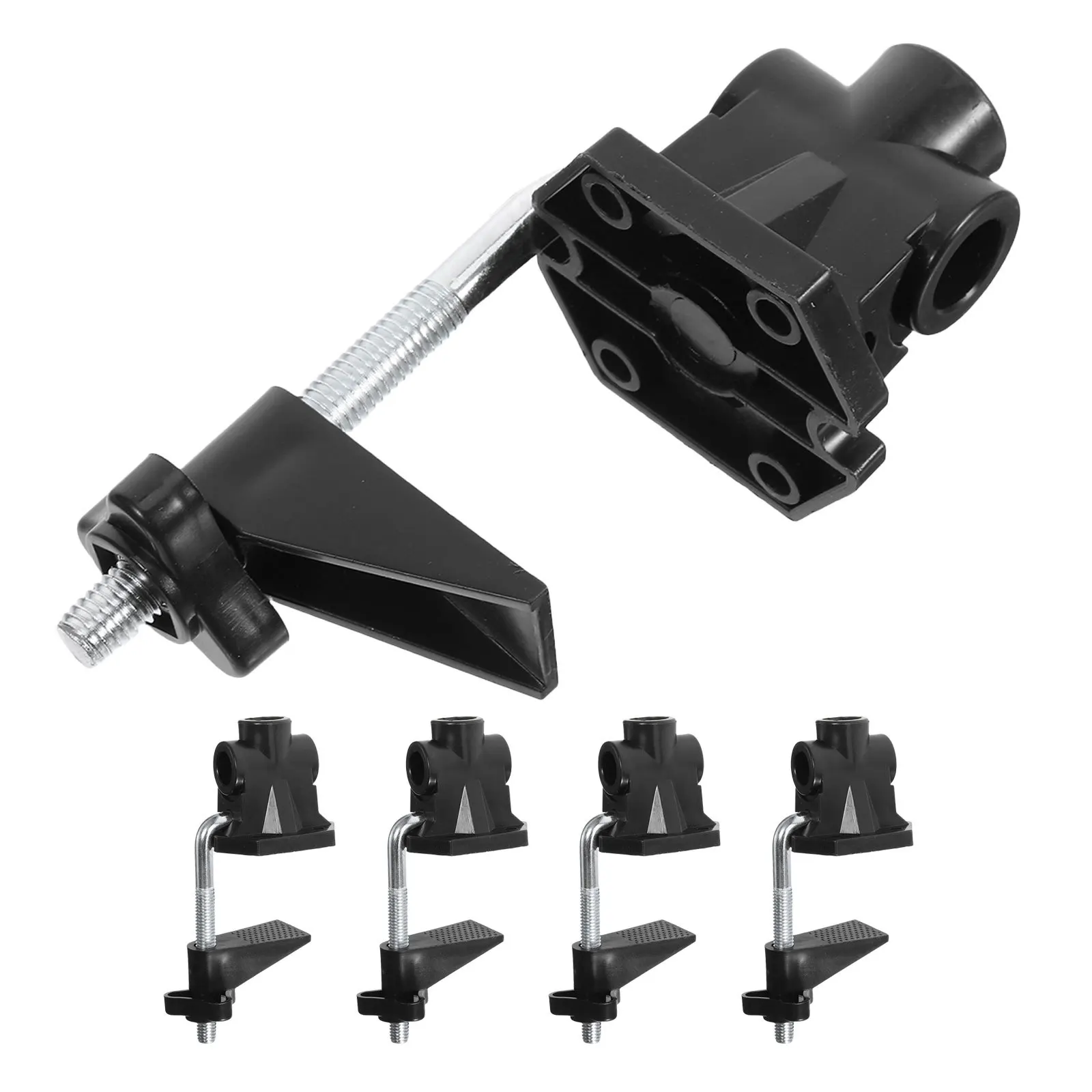 

5Pcs Metal Desk Lamp Clamp Mount Table Holder Bracket Clip Adjustable Swing Arm for Office Study Room Workstation