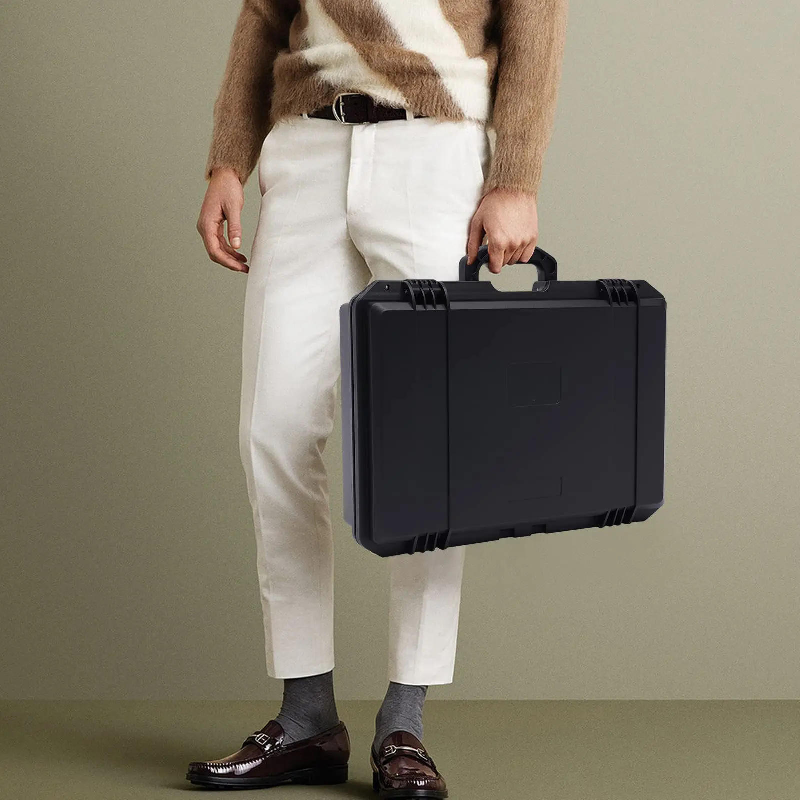 15 فتحة صندوق تخزين الساعات حقيبة بلاستيكية عرض حقيبة للتخزين مقاوم للماء والسفر والتخزين للساعات ذات الحجم العادي