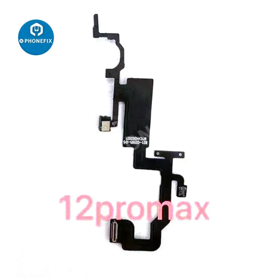 Earpiece Ear Speaker Assembly Flex Cable For iPhone X XS XR 11 12 Pro Max Earphone Proximity Light Sensor Flex Replacement Parts
