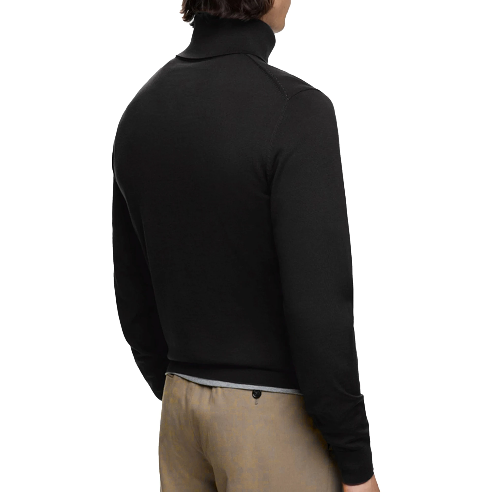 CHCH Autumn Winter Men\'s Turtleneck Sweater Casual Solid Color Warm Pullover High Quality Slim High Neck Long Sleeve Sweater