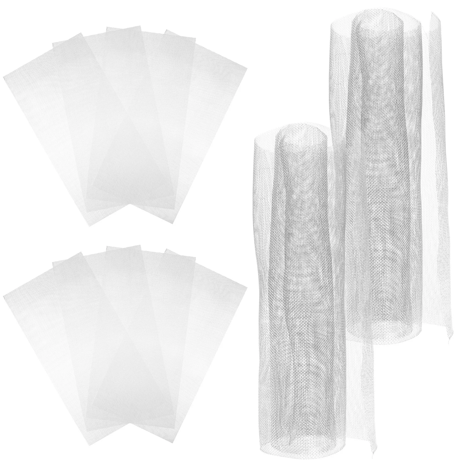 

1 Roll Stainless Steel Mesh Screen Door Window Replacement Fine Wire Mesh Roll For Vent Cabinet Chicken Fence Metal Screen