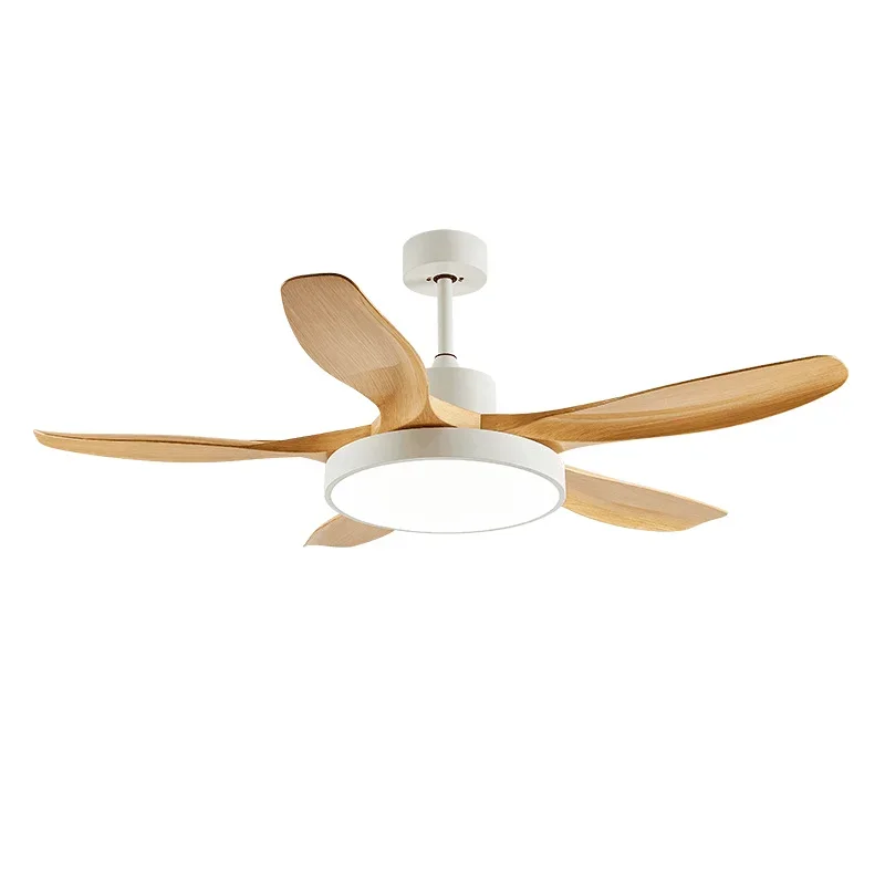 Large Ceiling Fans With Light 48  52  60 Inch DC  Led Light Remote Control Living Bedroom Ceiling Fan With Lights 220V 110V Fans