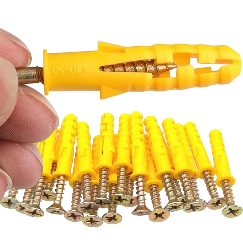 الذاتي التنصت المسمار المراسي مجموعة أنابيب توسيع الحوائط الجافة تركيبات الجدار الخرساني مرساة السحابات M6 مسامير البراغي مجموعة متنوعة