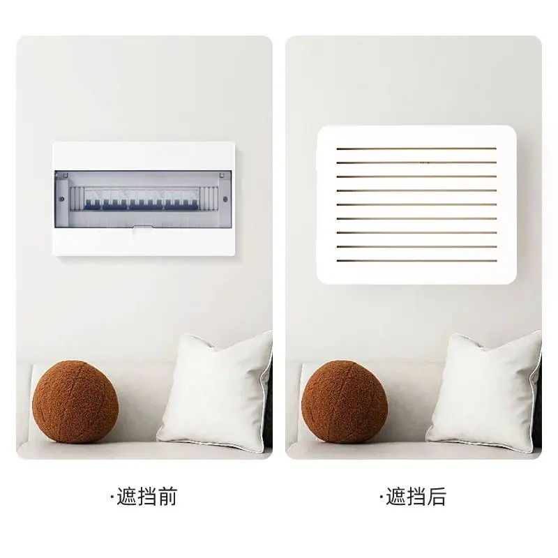 Weak electric box decorative painting meter box multimedia blocking distribution box modern simplicity, louver series -501