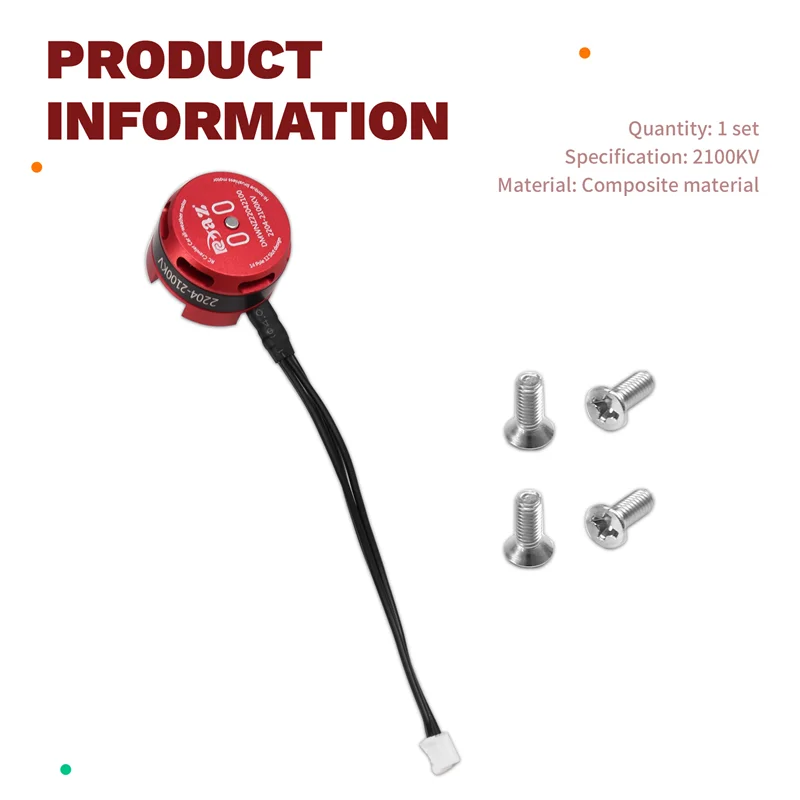 【Terlaris!】Motor Tanpa Sikat 2204 Kualitas Tinggi 2-3S untuk RC Pesawat Sayap Tetap KT F3P Suku Cadang RC