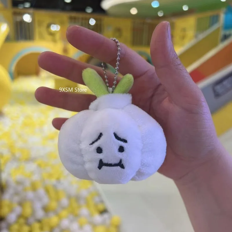 Bonito vegetal recheado boneca de pelúcia brinquedo gengibre alho cebola verde pimenta quente chaveiro macio brinquedo de pelúcia pingente crianças presentes