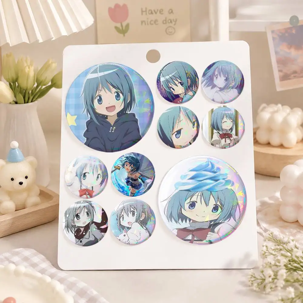 A-Anime Character Sayaka Miki Anime Round Badges, Brooches, Clothing Accessories, Birthday Gifts, Anime Conventions
