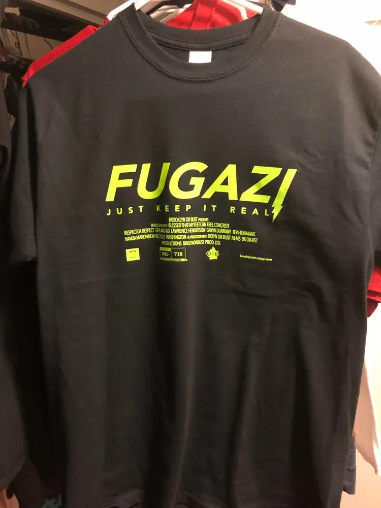 Fugazi Just keep it real t-shirt, vintage unisex t-shirt, gift for fan