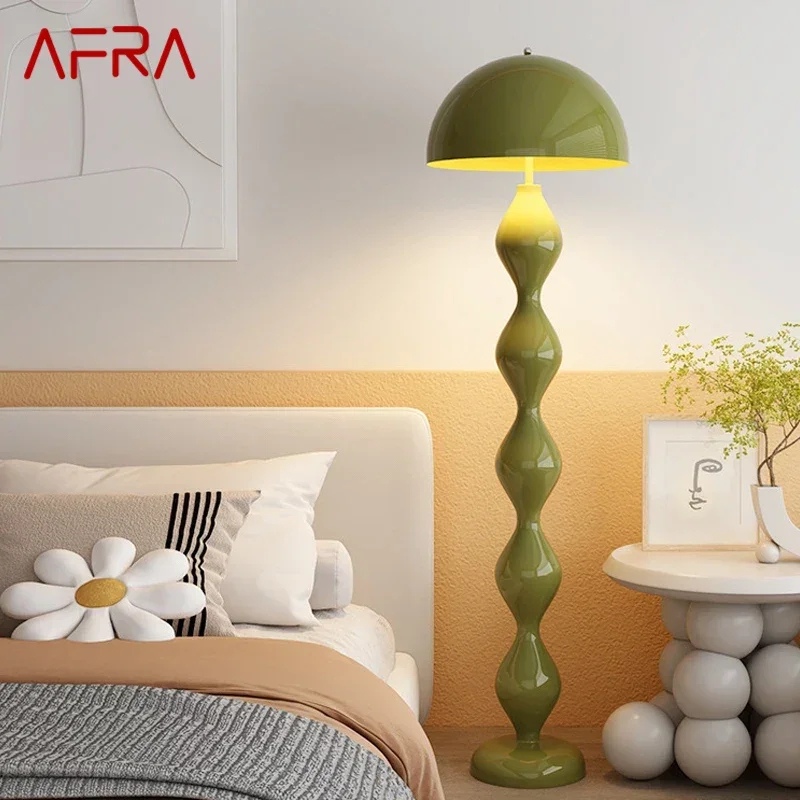 

AFRA Nordic Mushroom Floor Lamp Modern Art Family Iiving Room Bedroom Creativity LED Decorative Standing Light