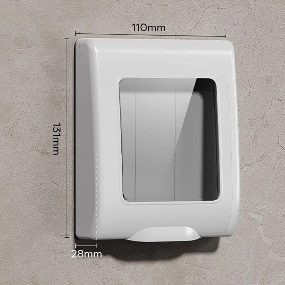 

86 Type Switch Protective Cover Waterproof Transparent Electric Plug Cover Self-Adhesive Splash-Proof Switch Waterproof Cover