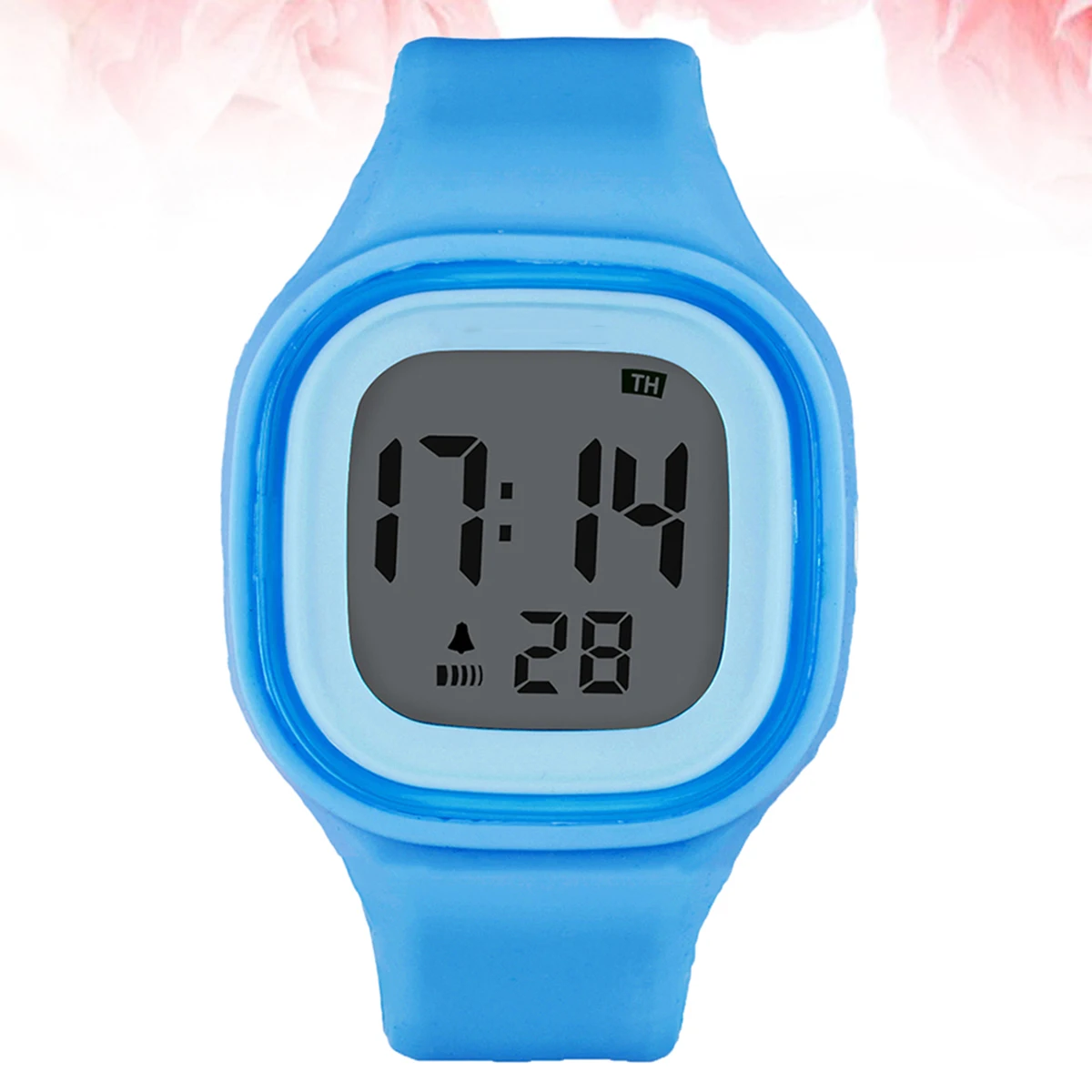 

Luminous Electronic Watch Color Pedometer Women Waterproof Sport Silicone Wristwatch Quartz Electric Timepiece Night Glow Child